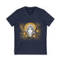 Art Line Calm v-neck t-shirt #PY