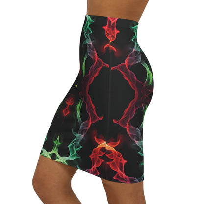 Zephyr Midi-Waist Pencil Skirt #PY