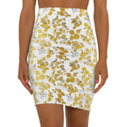 HUMANCHIC Workday Gold-Line Pencil Skirt— Women · White