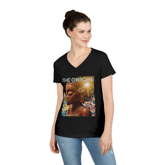 African Origin V-Neck T-Shirt #PY