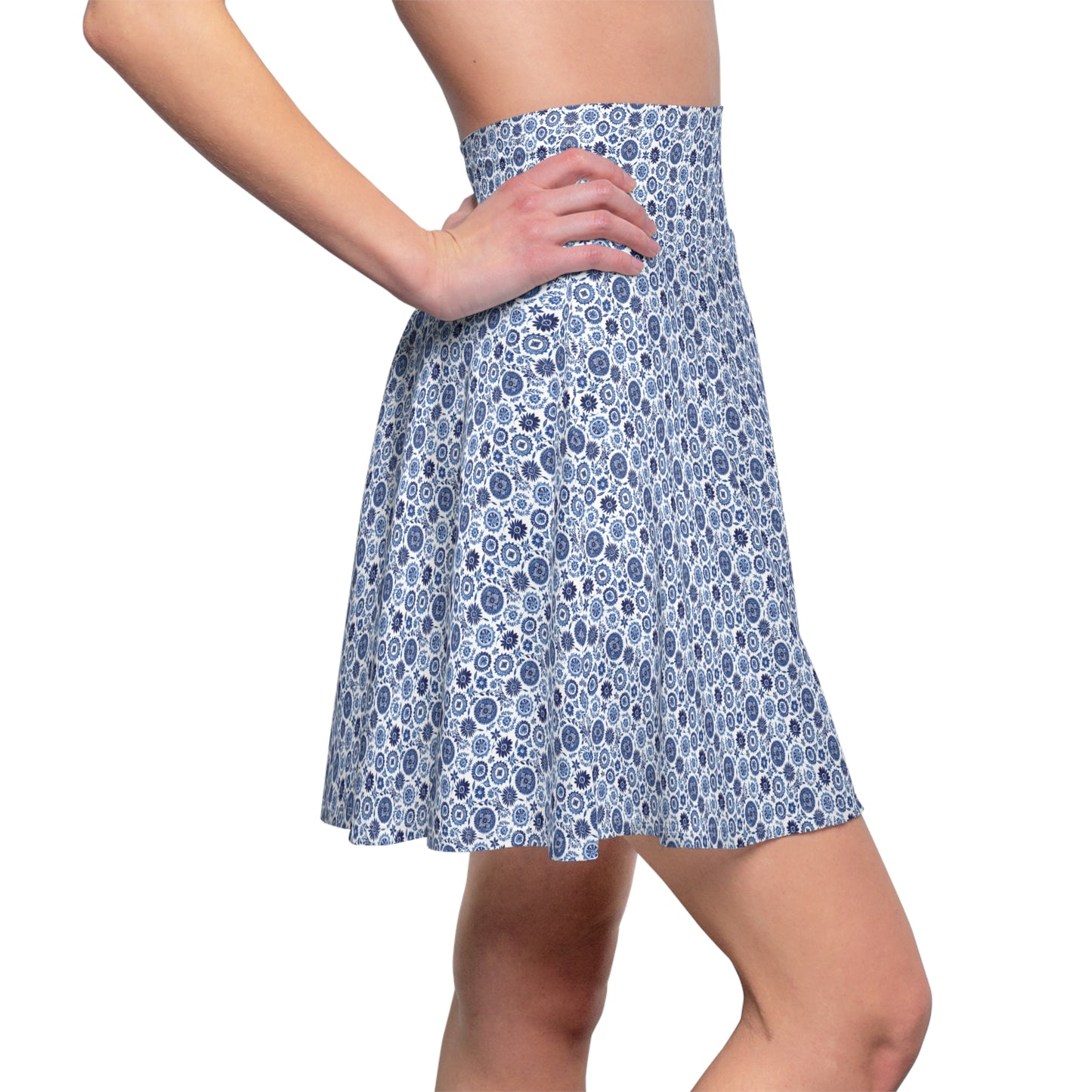 Royal Azure Women's Skater Skirt #PY