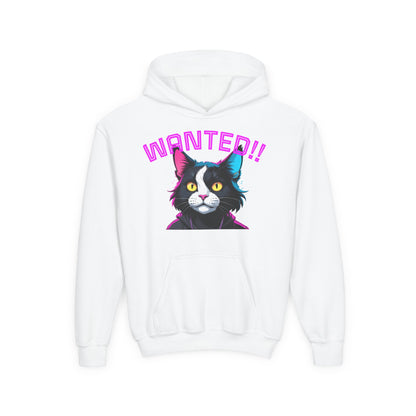 WANTED Youth Heavy Blend Hooded Sweatshirt #PL