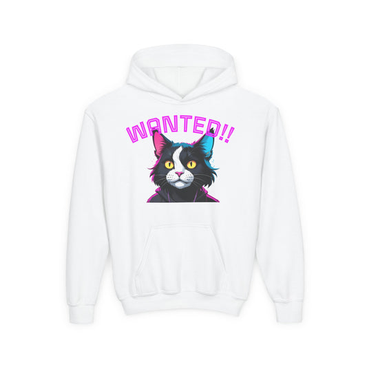 WANTED Youth Heavy Blend Hooded Sweatshirt #PL