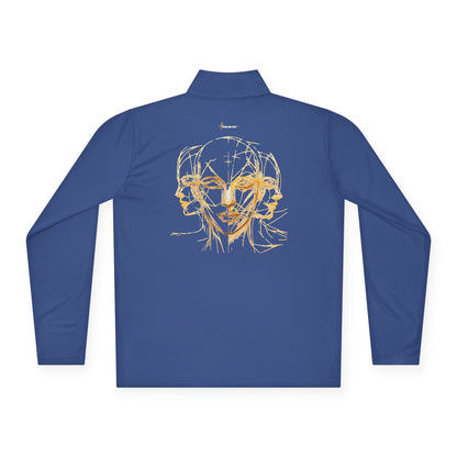 Faces Unisex Quarter-Zip Pullover #PY