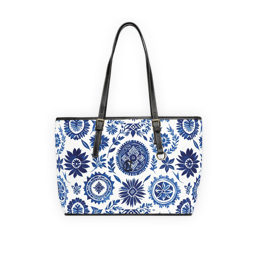 HUMANCHIC Royal Azure Leather Shoulder Bag