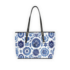 HUMANCHIC Royal Azure Leather Shoulder Bag