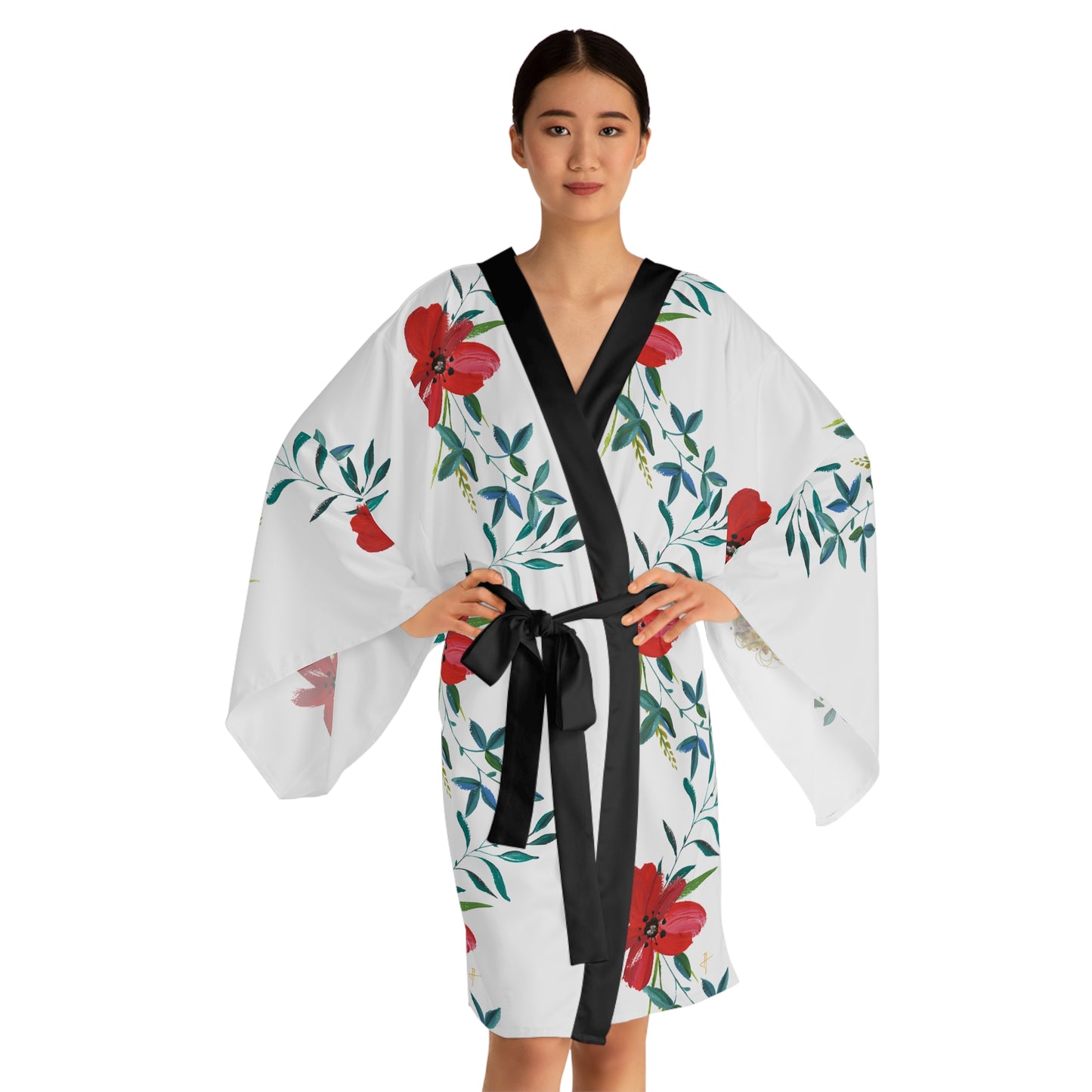 Hibiscus Angel's Kimono Robe #PY