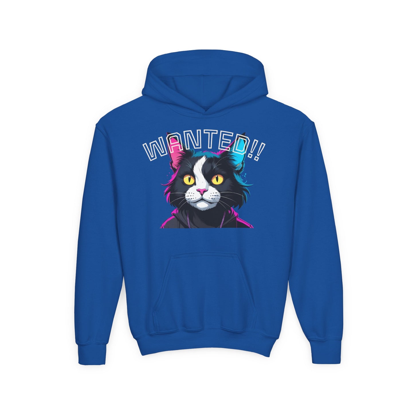 WANTED Youth Heavy Blend Hooded Sweatshirt #PL
