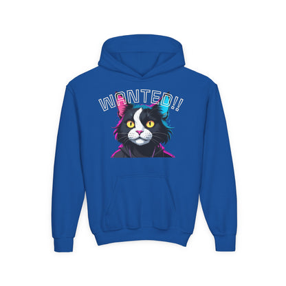 WANTED Youth Heavy Blend Hooded Sweatshirt #PL