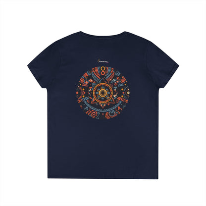 African Origin V-Neck T-Shirt #PY