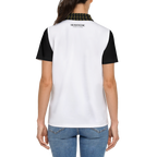 Love Women's Classic Fit Short-Sleeve Polo Shirt- White Novatomato