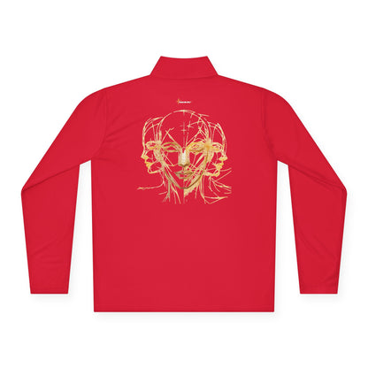 Faces Unisex Quarter-Zip Pullover #PY