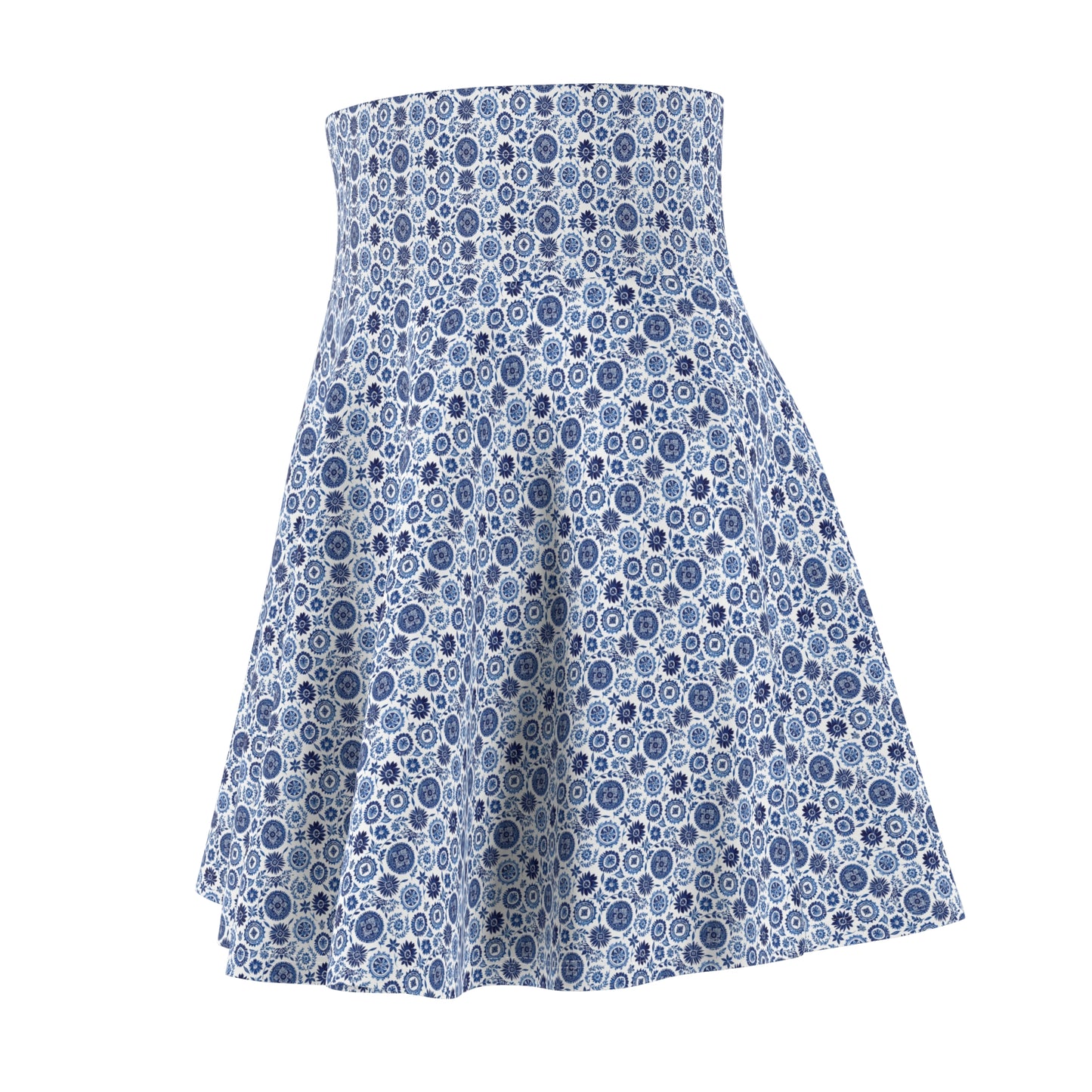 Royal Azure Women's Skater Skirt #PY