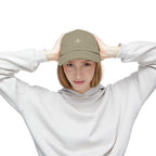 Distressed Black Cap HC Script Embroidery