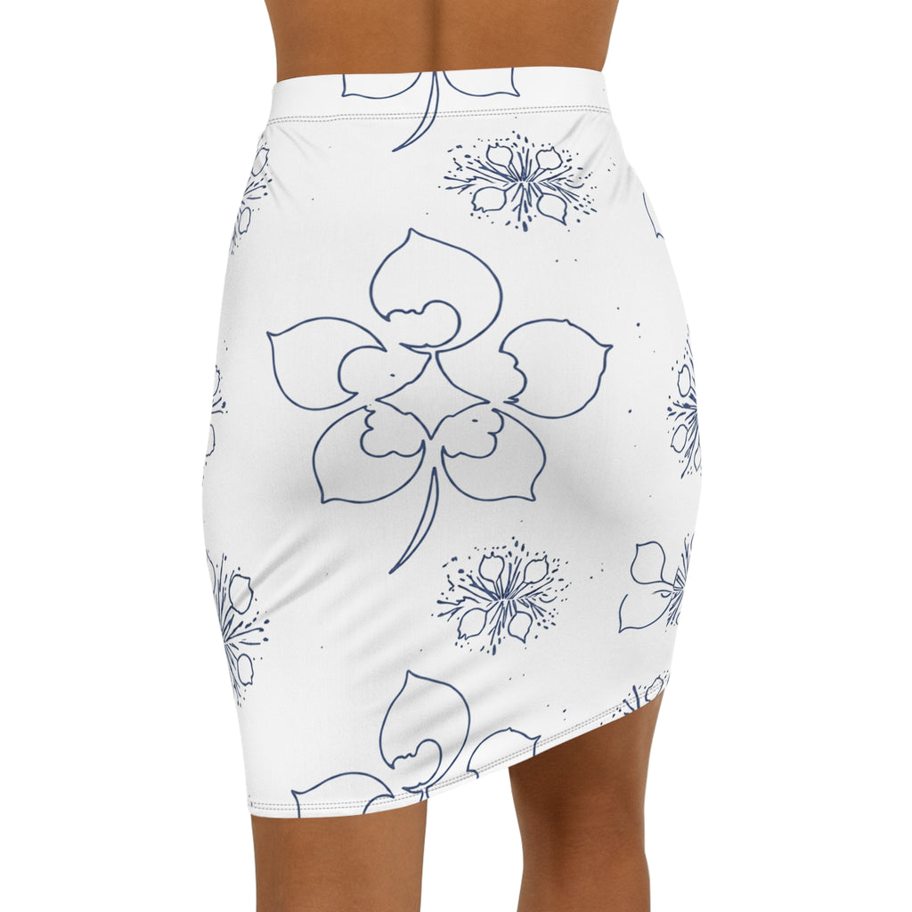 Trevor Mid-Waist Pencil Skirt