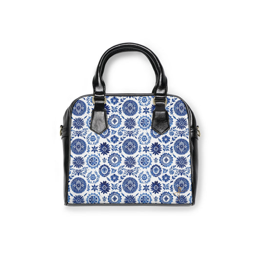 Royal Azure Shoulder Handbag #PY