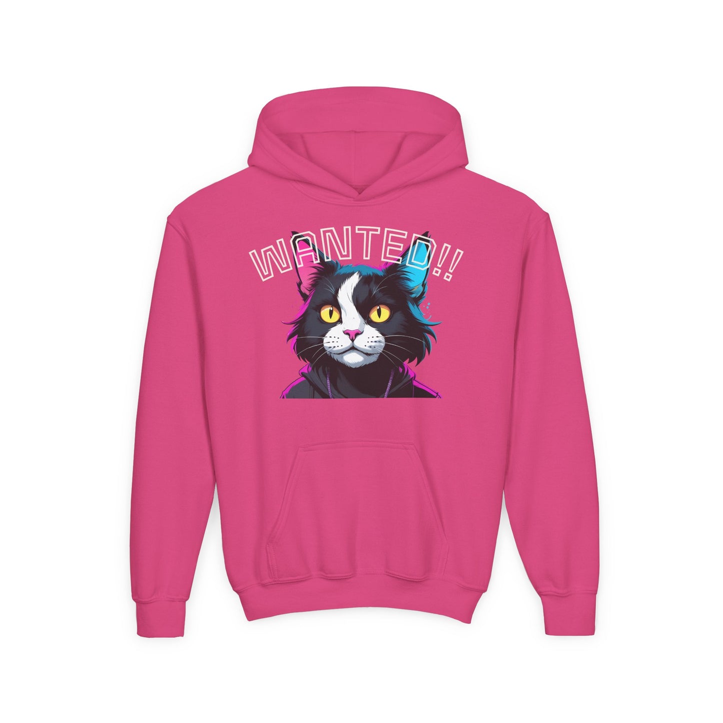 WANTED Youth Heavy Blend Hooded Sweatshirt #PL