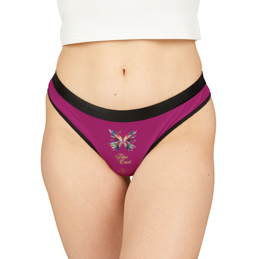 Take Care Women's Thongs Underwear PINK #PY