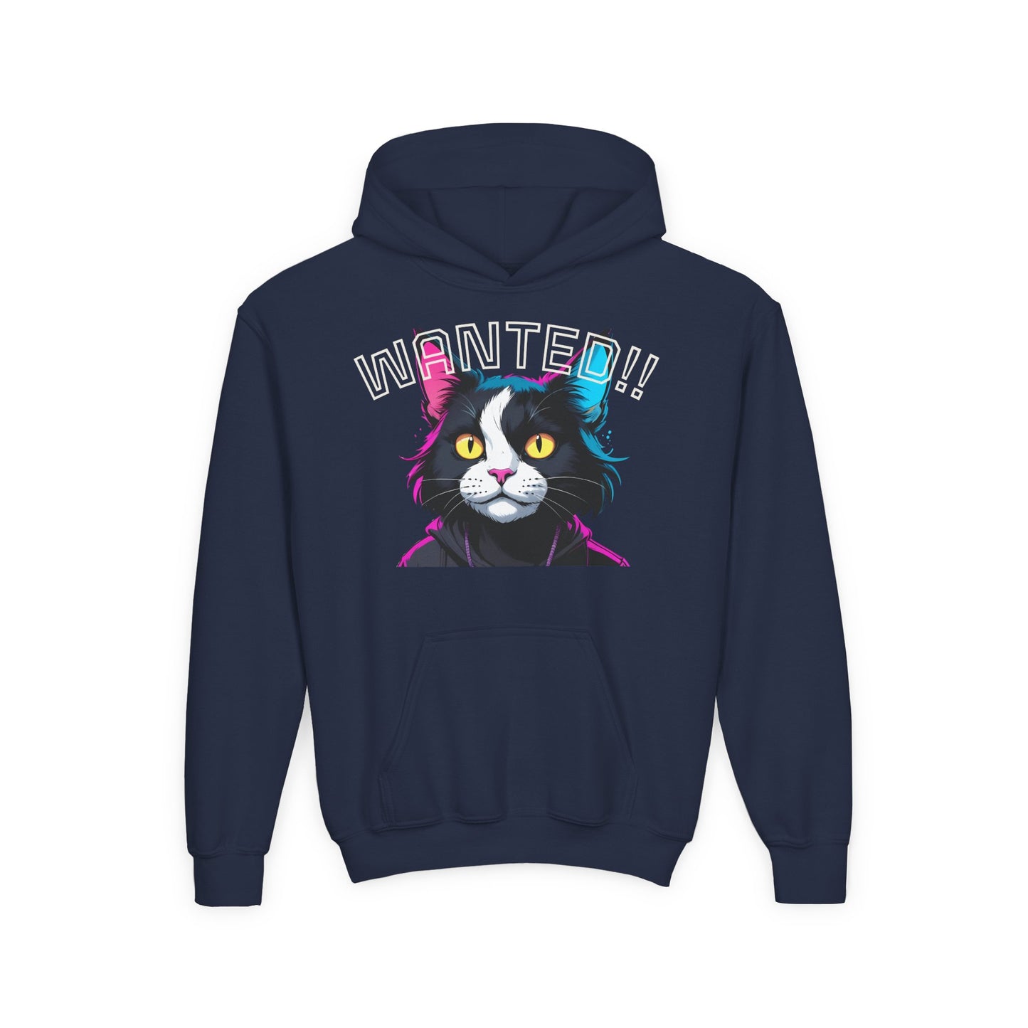 WANTED Youth Heavy Blend Hooded Sweatshirt #PL