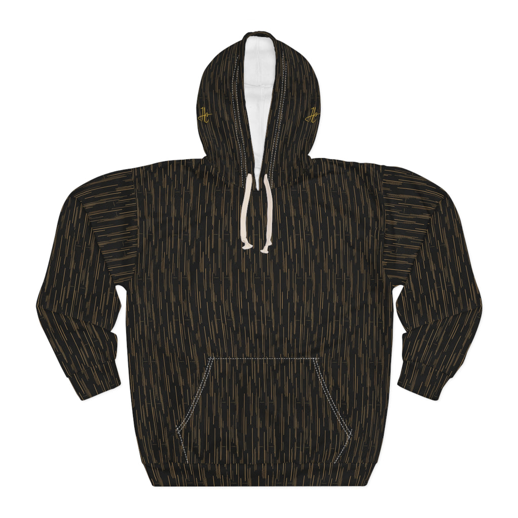 Black Matrix Pullover Hoodie Women