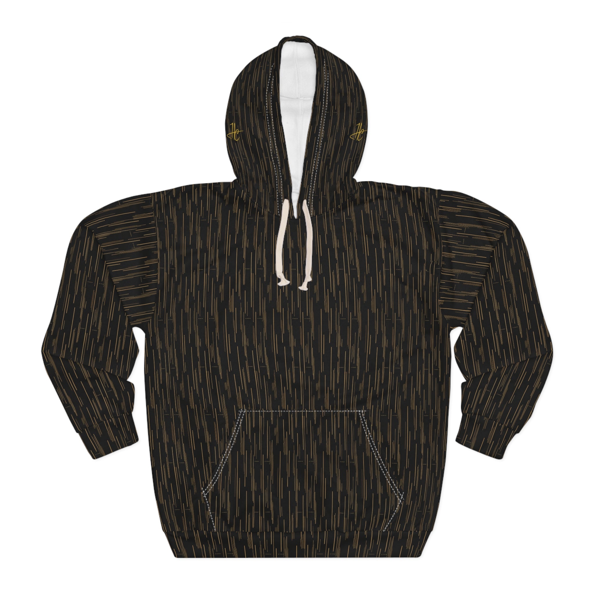 Black Matrix Pullover Hoodie Women