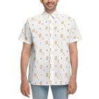 HC Classic Short-Sleeve Button-Up Shirt-Cotton Feel