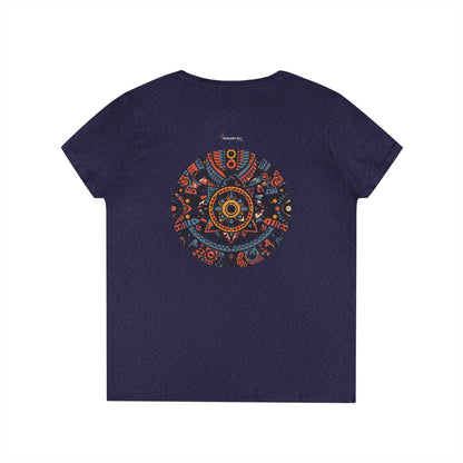 African Origin V-Neck T-Shirt #PY