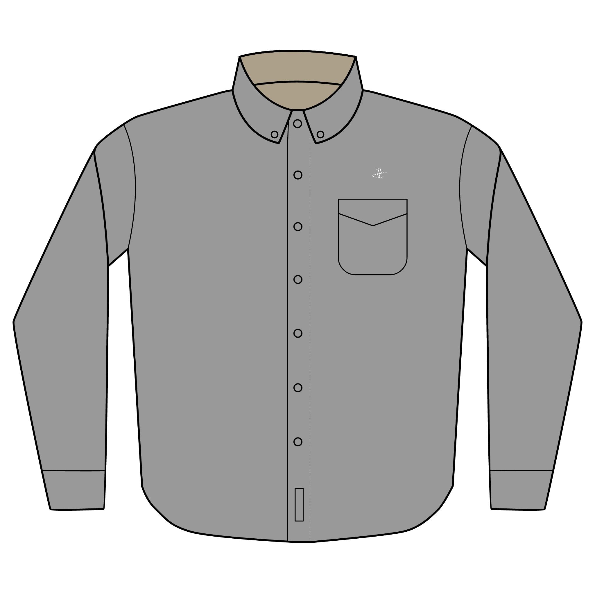 Chemise boutonnée Workday HUMANCHIC — Hommes