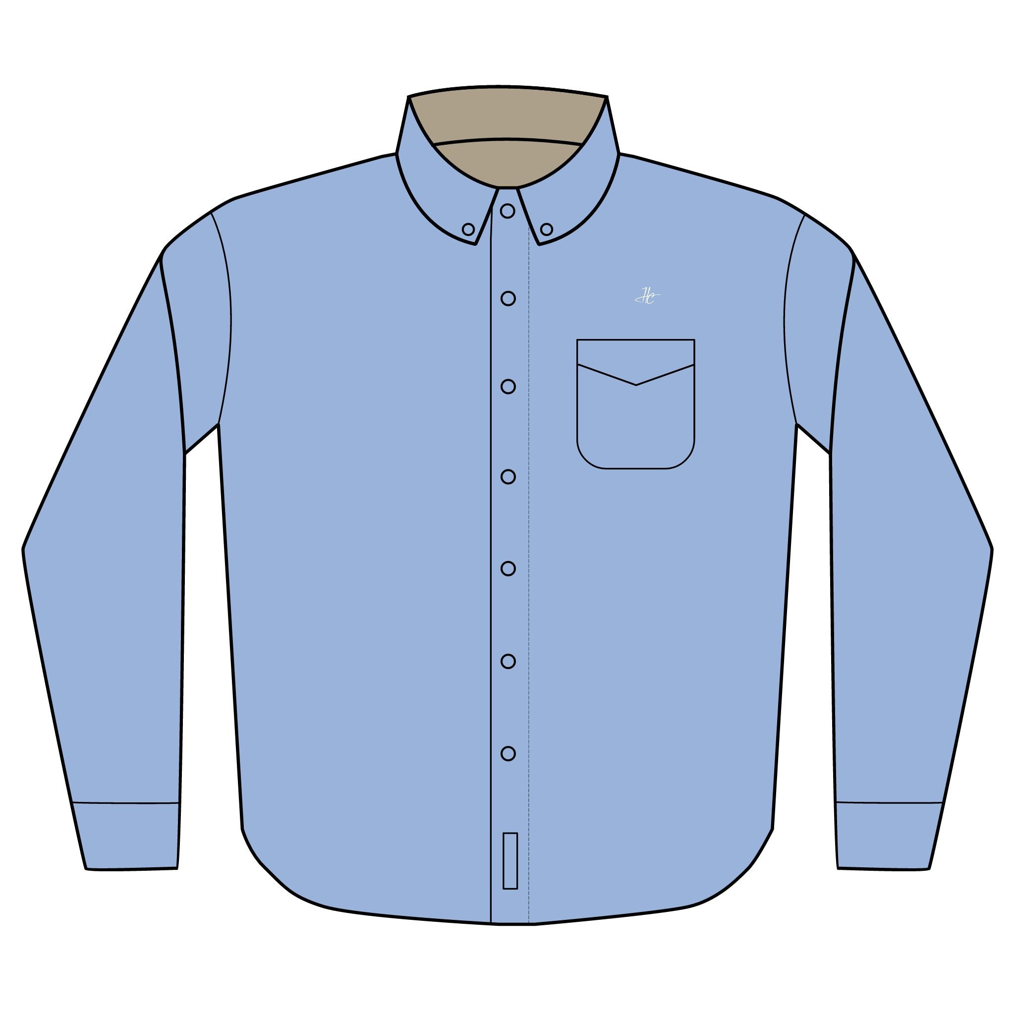 Chemise boutonnée Workday HUMANCHIC — Hommes