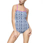 Royal Azure Thin One-Piece Swimsuit #PY