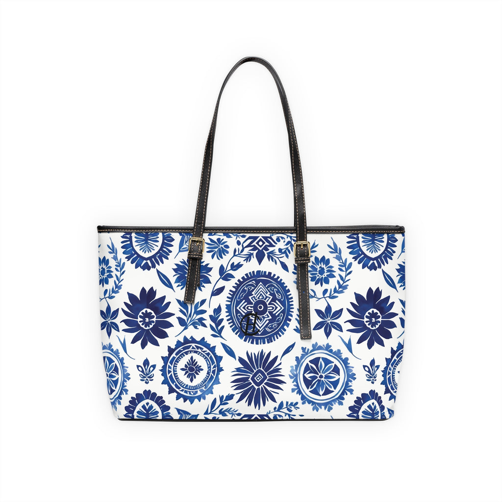 HUMANCHIC Royal Azure Leather Shoulder Bag