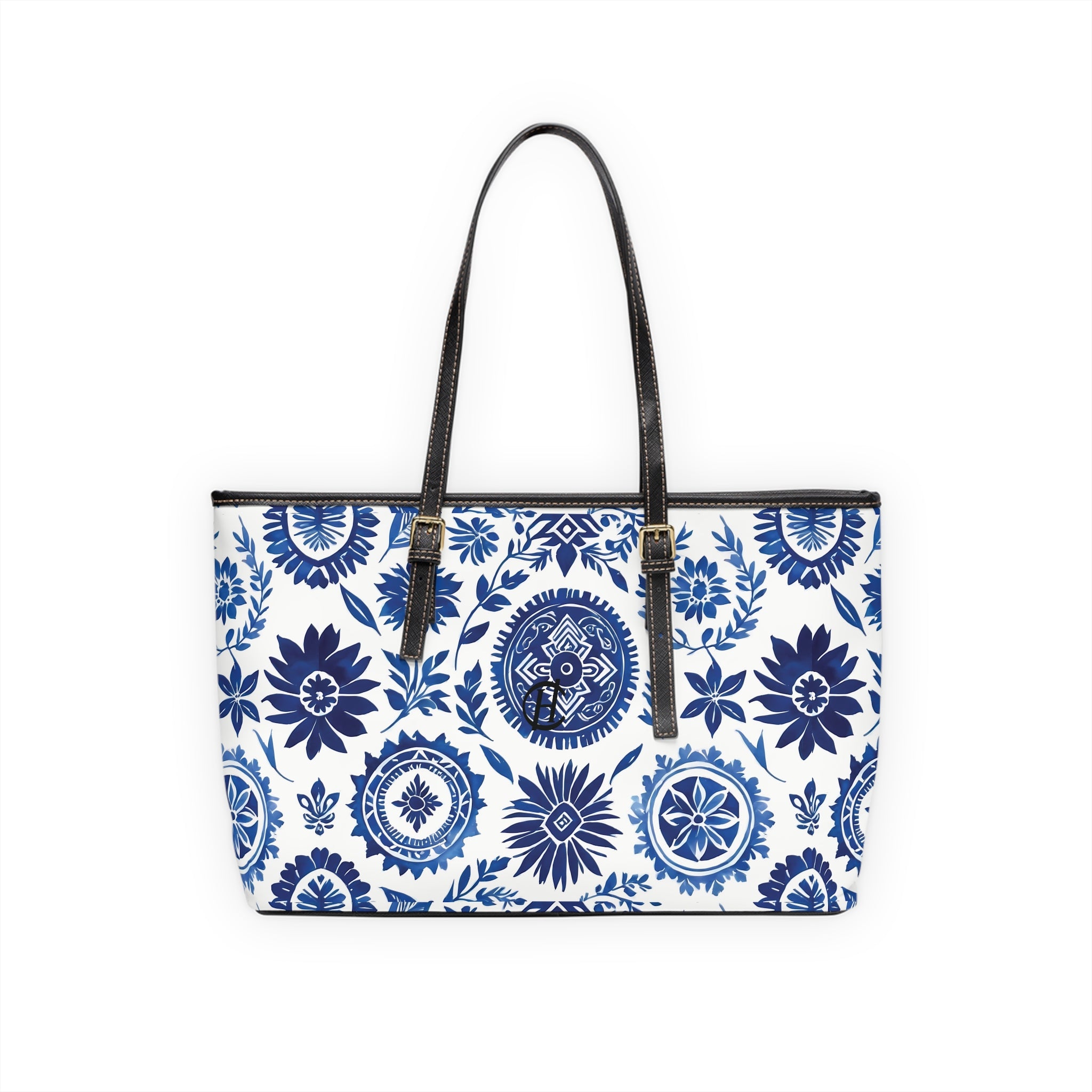 HUMANCHIC Royal Azure Leather Shoulder Bag