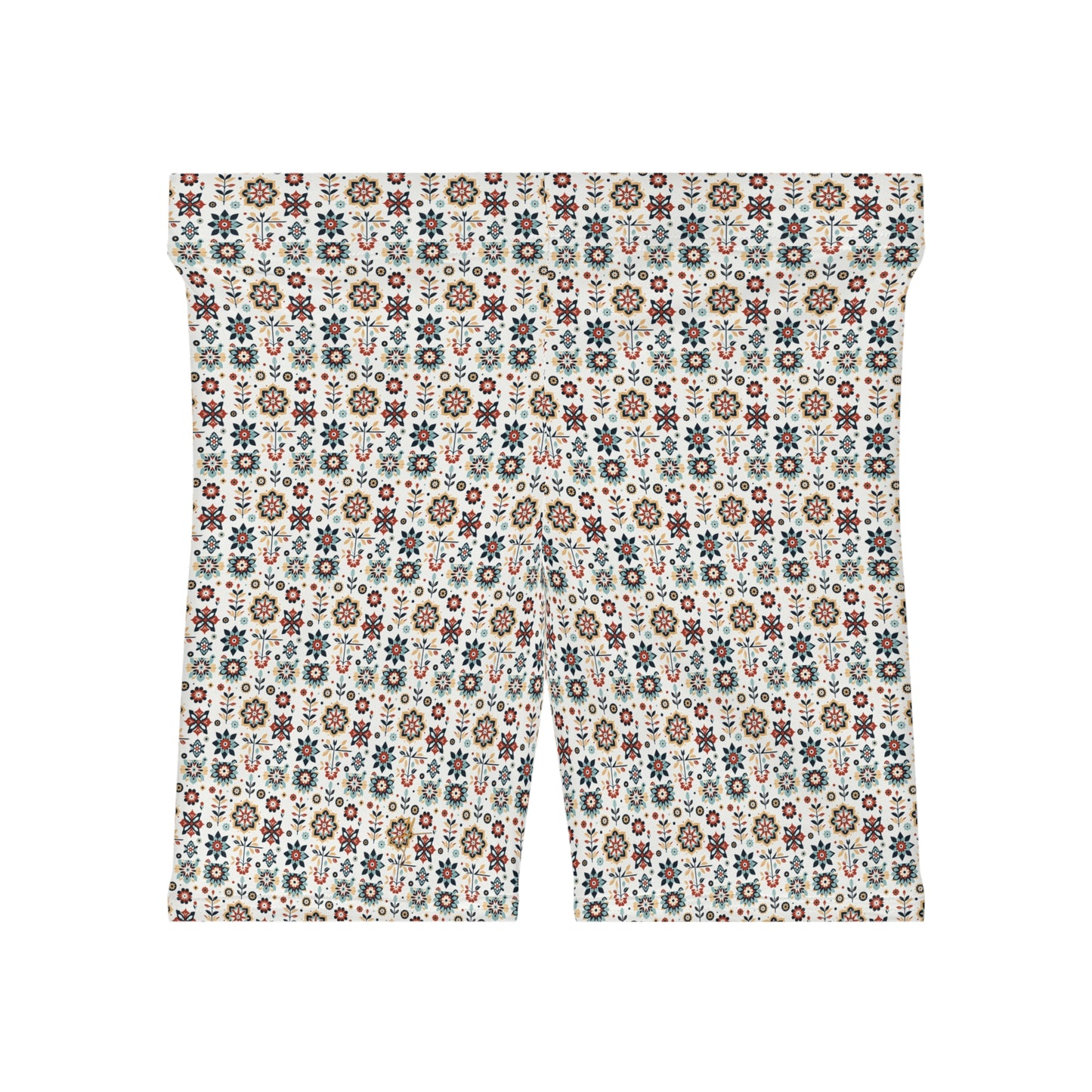 Flowered GEO Women's Biker Shorts #PY