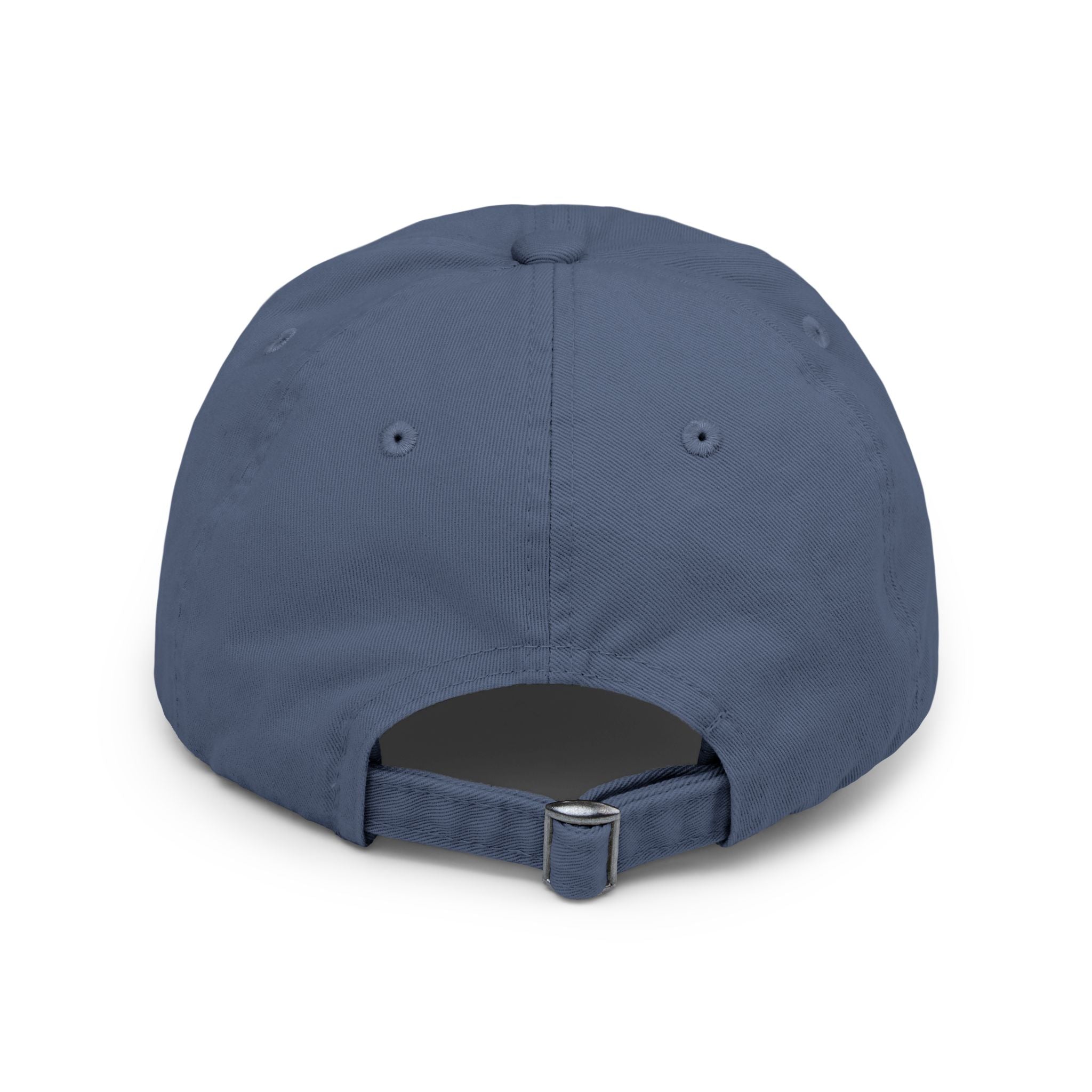 Distressed Black Cap HC Script Embroidery