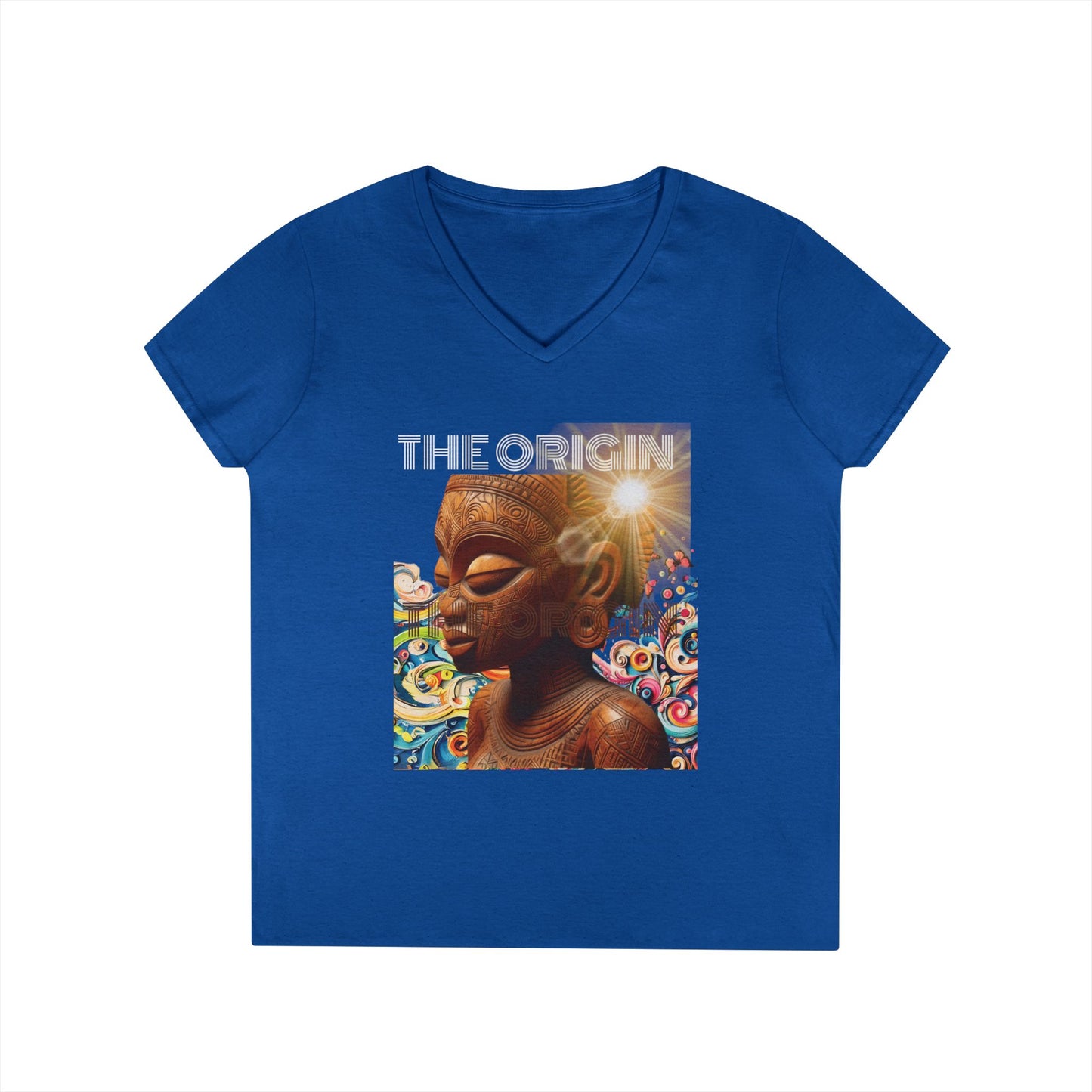 African Origin V-Neck T-Shirt #PY
