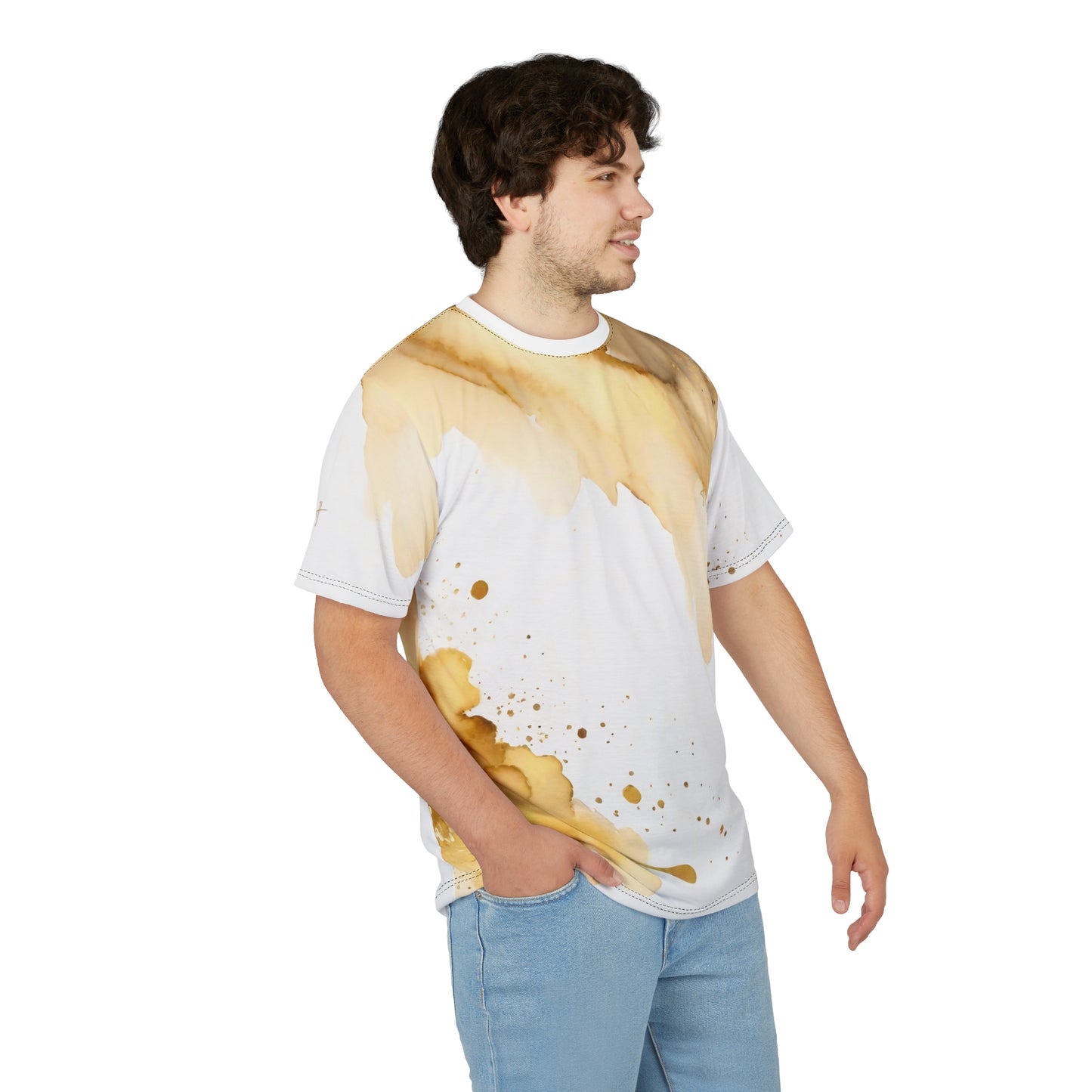 Mystic Yellow unisex sport Shirt #PY