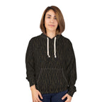 Black Matrix Pullover Hoodie Women