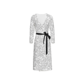 Humanchic Wave dress Wrap Dress - White/Black
