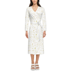 Humanchic Wave dress Wrap Dress - White/Gold