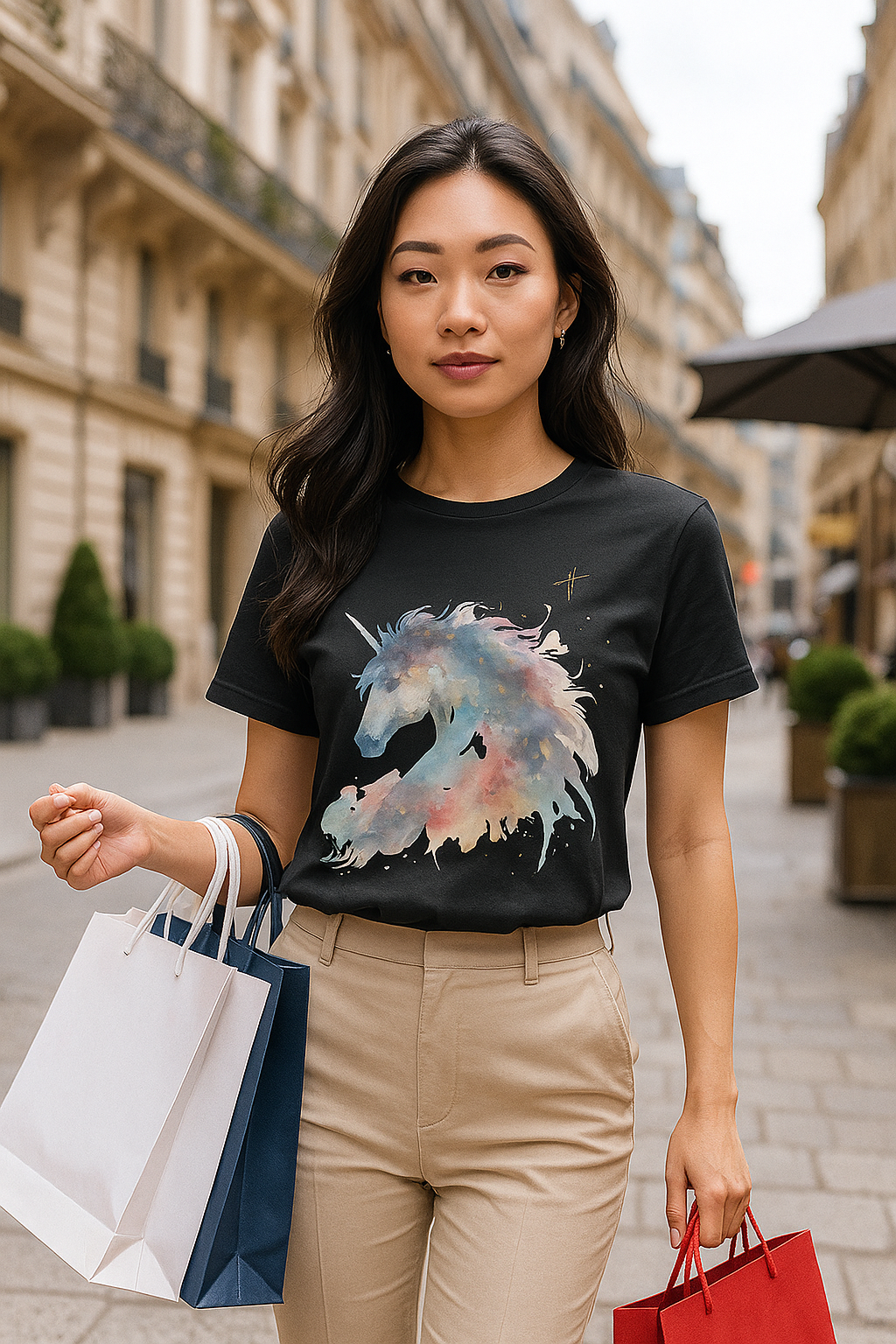 Unicorn Aquarel Women’s t-shirt #PL
