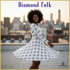 Robe de danse à manches longues de tous les jours HUMANCHIC Diamond Folk Atelier — Femme