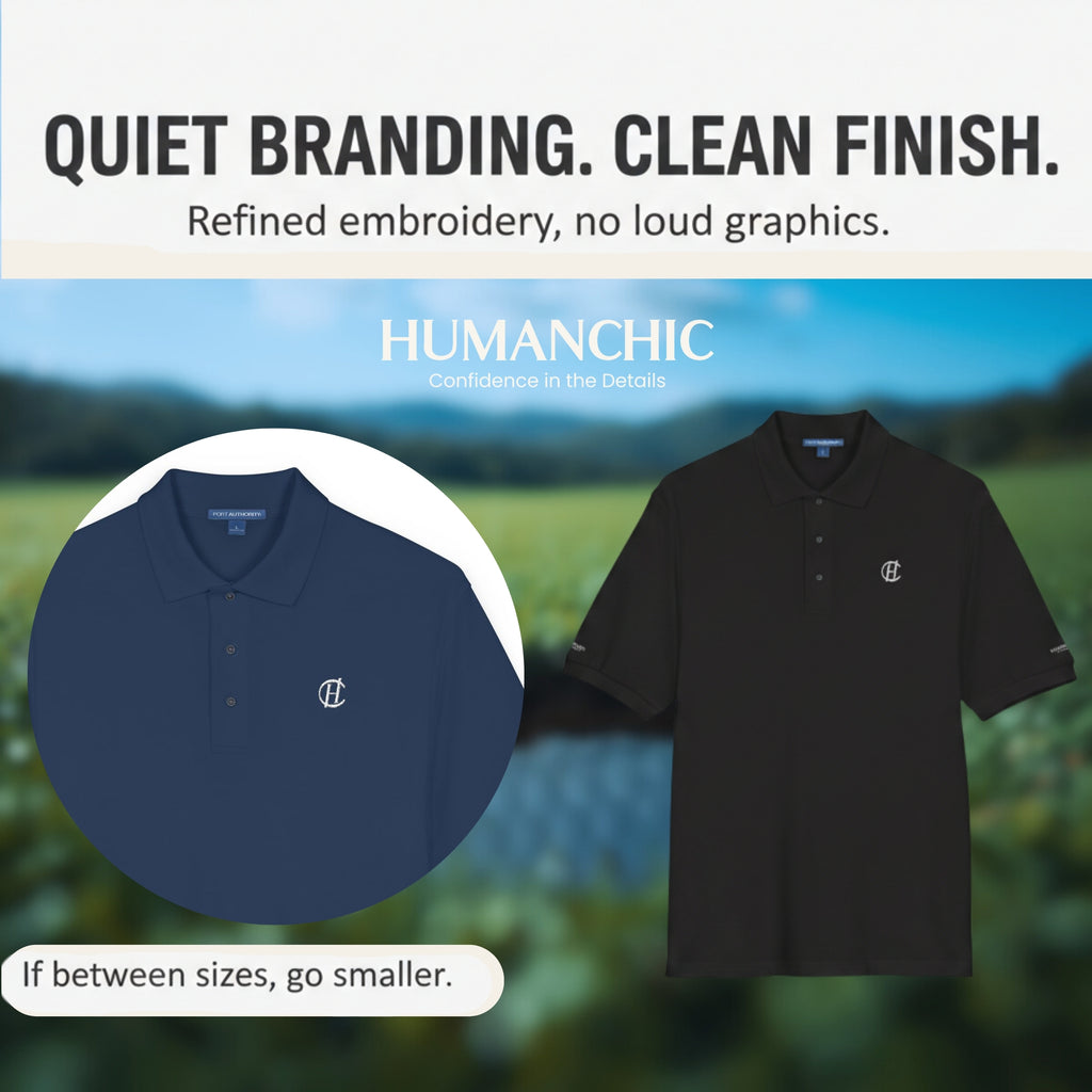 HUMANCHIC Workday Piqué Polo — Men