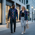 Blouson aviateur unisexe HUMANCHIC Cosmos Atelier – Quotidien