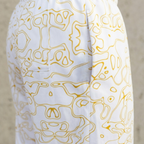 HUMANCHIC Waves Wide-Leg Pants — Women · Gold