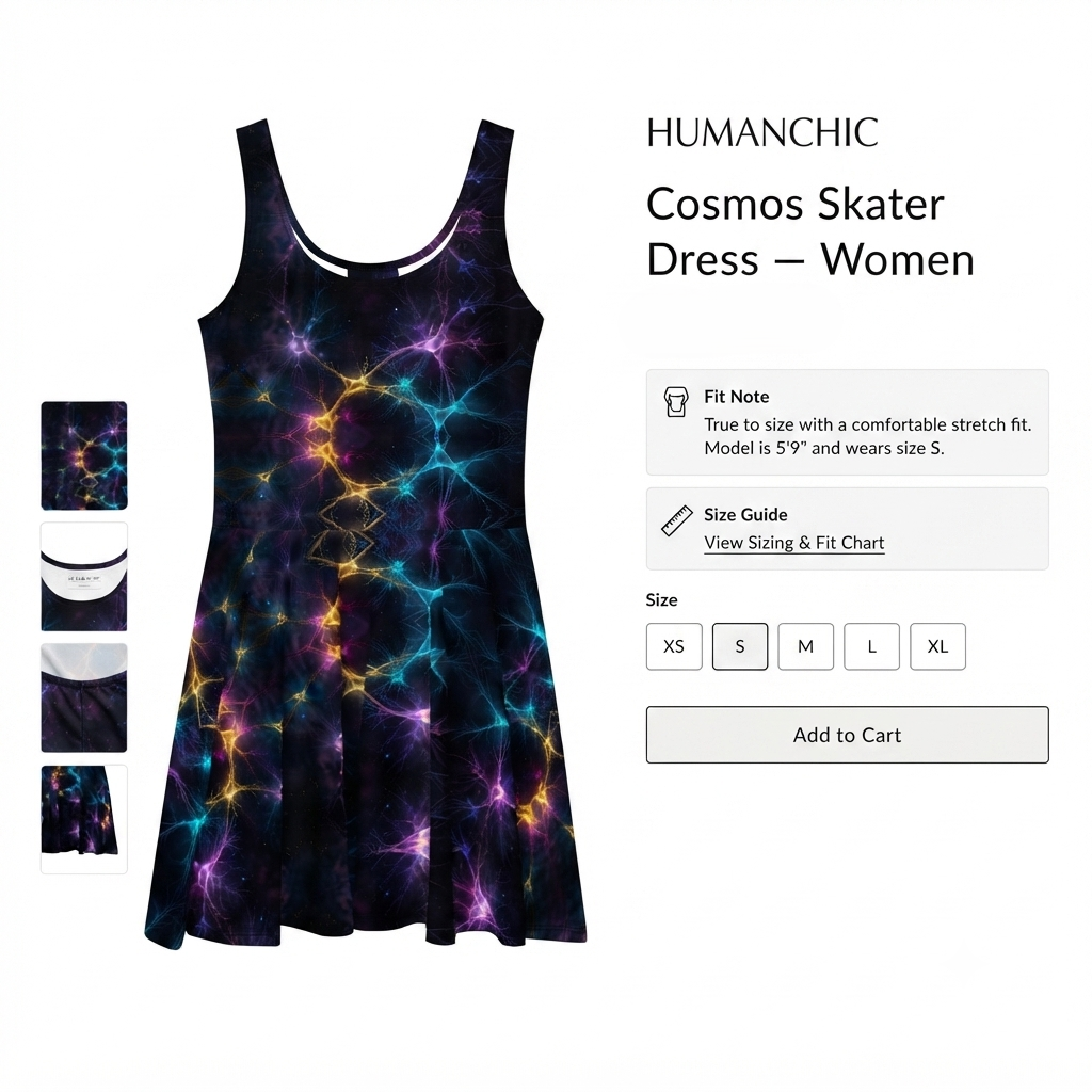 Robe patineuse Cosmos #PL