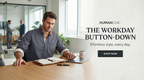 Chemise boutonnée Workday HUMANCHIC — Hommes