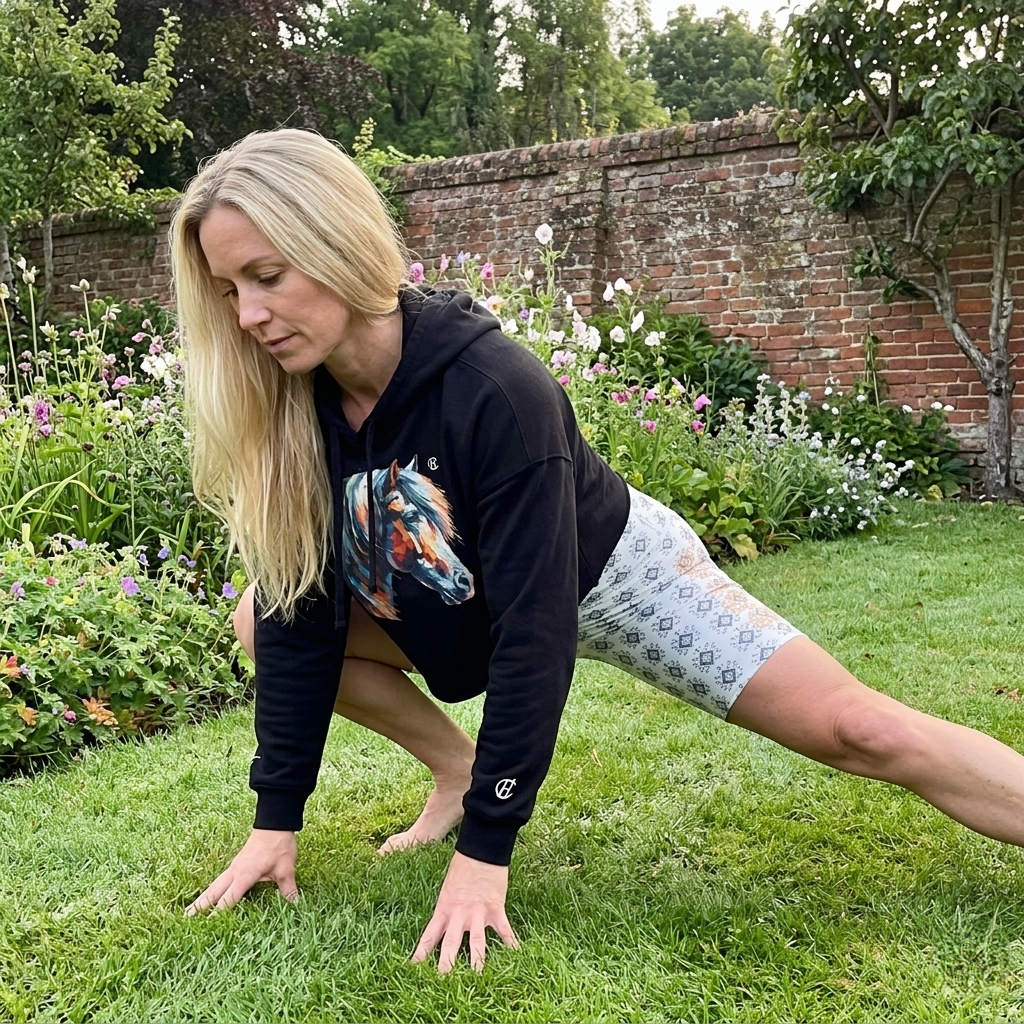 HUMANCHIC Horse Crop Hoodie — Women