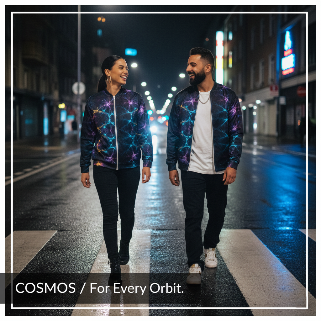 Blouson aviateur unisexe HUMANCHIC Cosmos Atelier – Quotidien