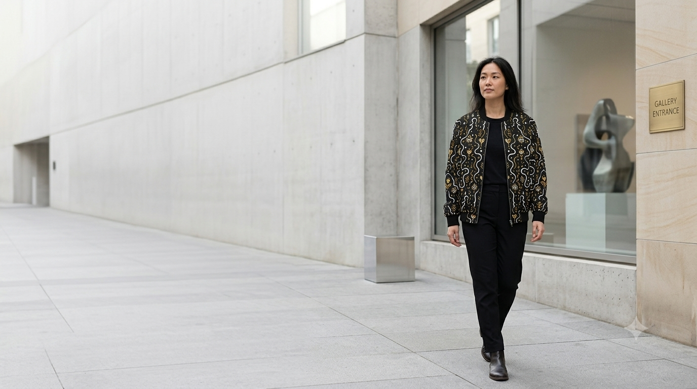 HUMANCHIC Matrix Bomber Jacket — Women
