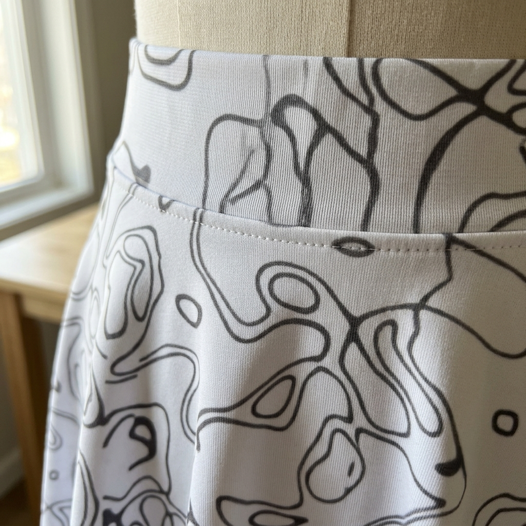 HUMANCHIC Waves Skater Skirt — Women